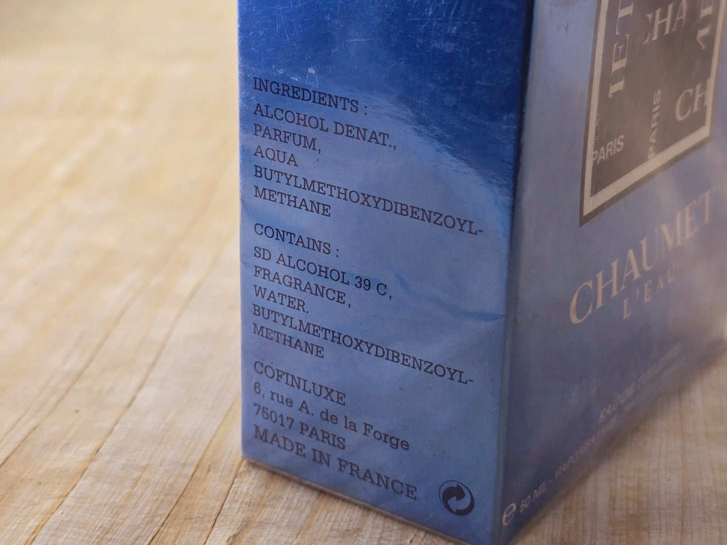 Chaumet L'eau Chaumet for women EDT Spray 100 ml 3.4 oz OR 50 ml 1.7 oz, Rare, Vintage, Sealed