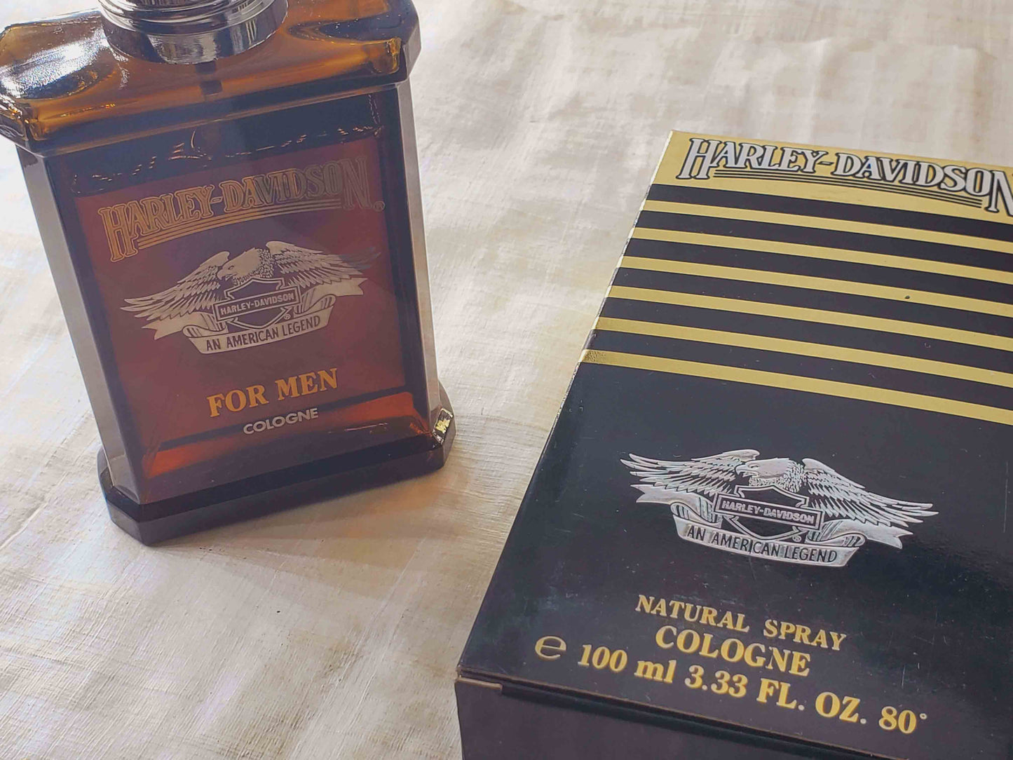 Harley-Davidson Veejaga for men Cologne Spray 100 ml 3.4 oz, Vintage, Rare