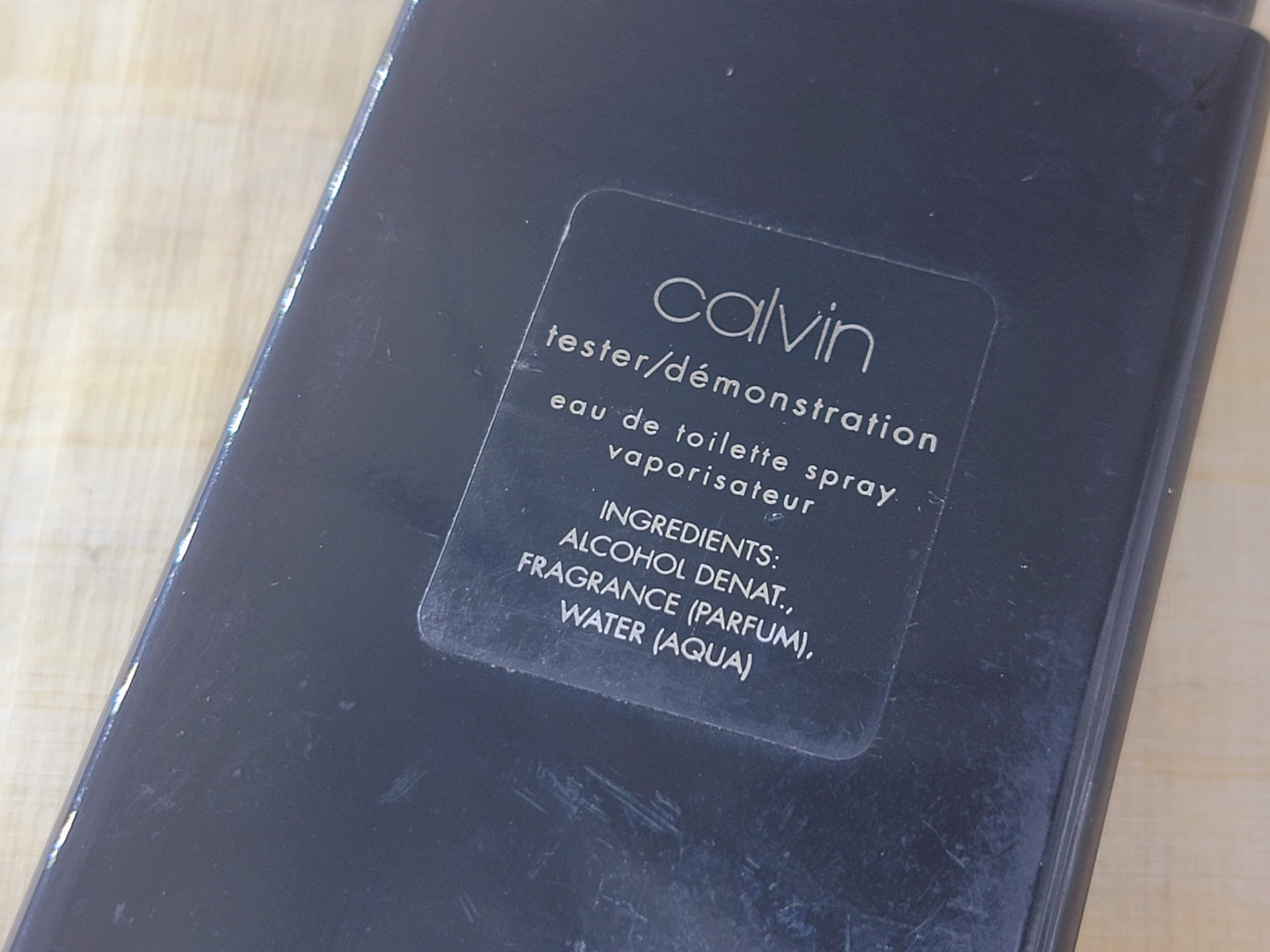 Calvin Klein for men EDT Spray 100 ml 3.4 oz, Vintage, Rare, Tester, As Pics