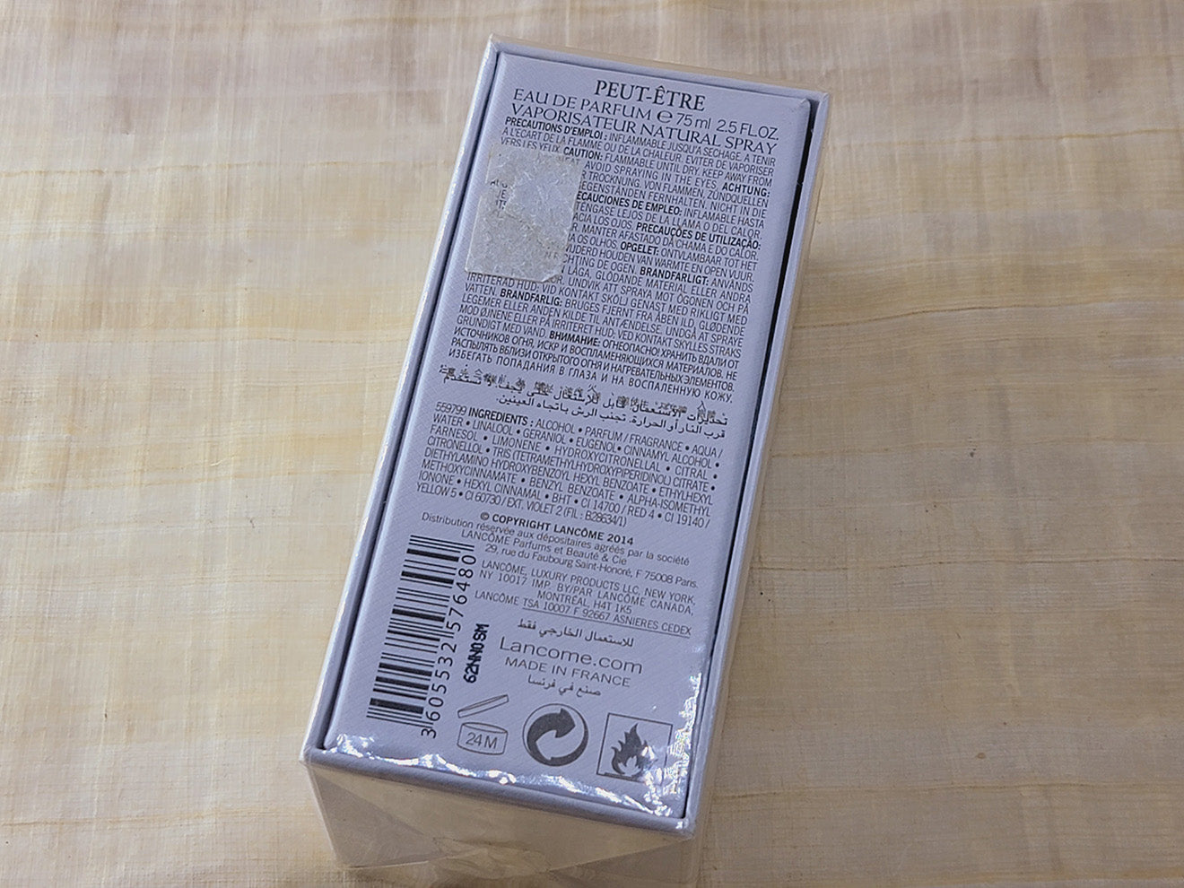 Peut-Etre (La Collection Fragrances) Lancôme for women EDP Spray 75 ml 2.5 oz, Vintage, Rare, Sealed
