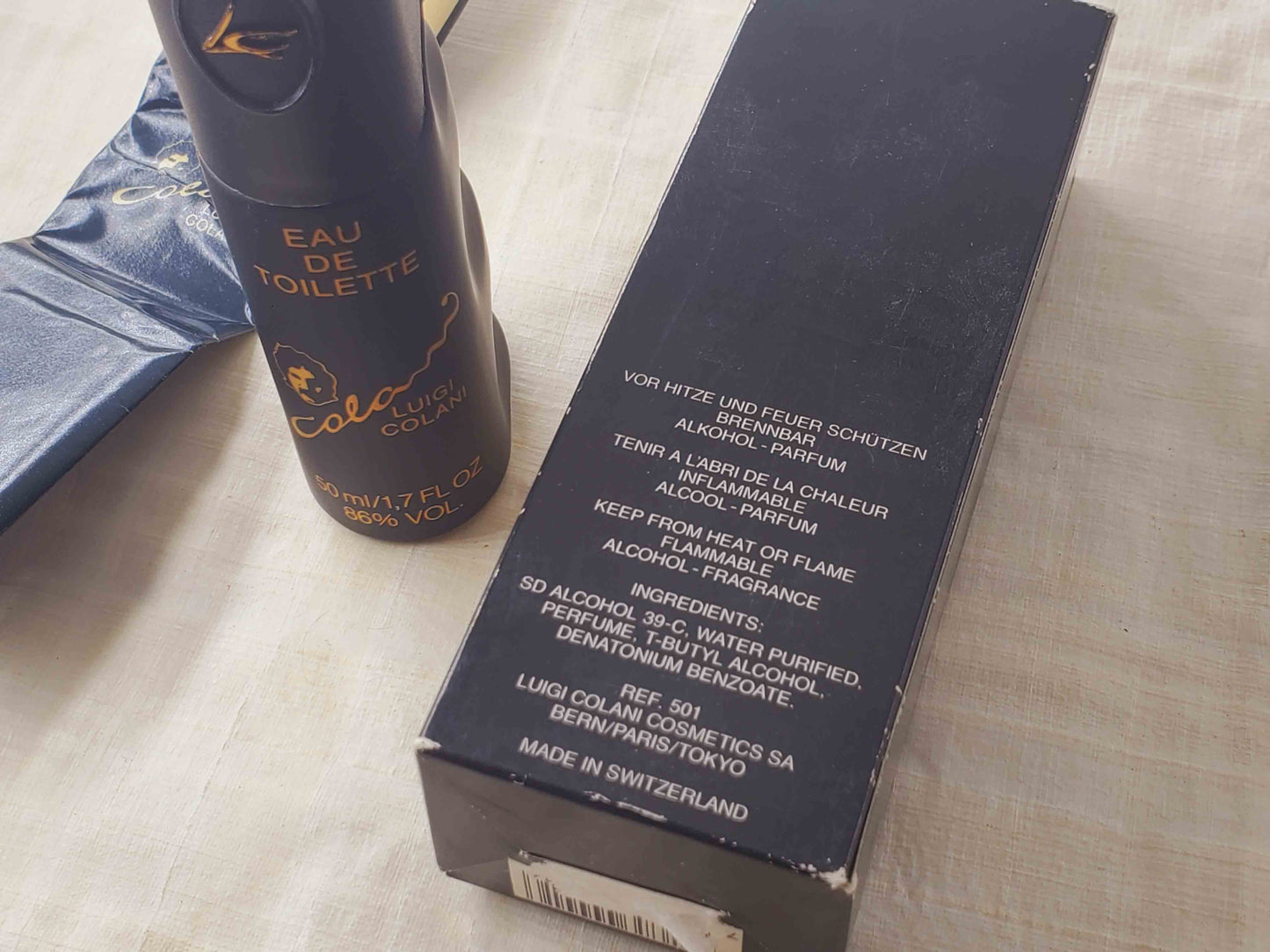 Colani Luigi Colani for men 1992 EDT Spray 50 ml 1.7 oz, Vintage, Rare