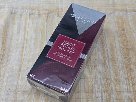 Habit Rouge Dress Code 2017 EDP Spray 100 ml 3.4 oz, Rare, Vintage, Sealed
