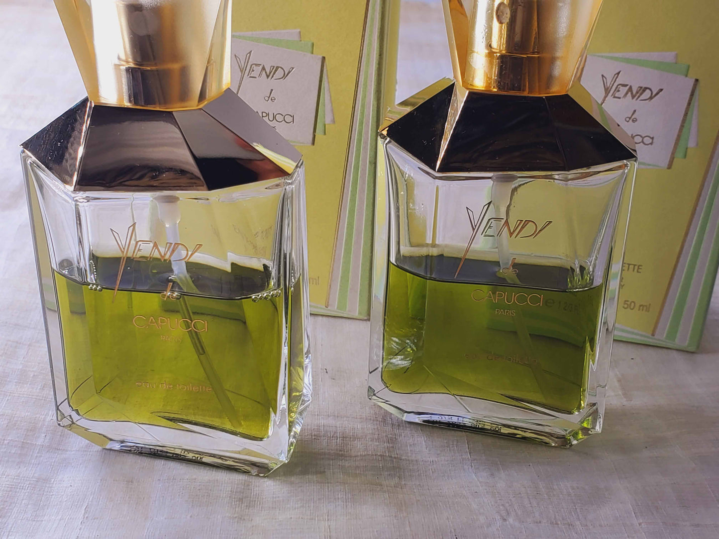 Yendi Roberto Capucci for women EDT Spray 2 X 50ml, Vintage, Rare, Same photos