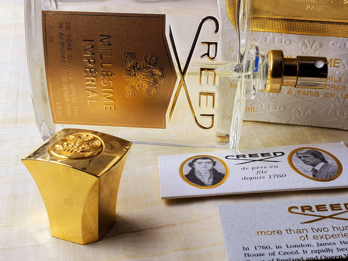 Millésime Impérial Creed for Unisex EDP Spray 120 ml 4 oz, Rare, Vintage 2011 Batch A3311N02, As Pics