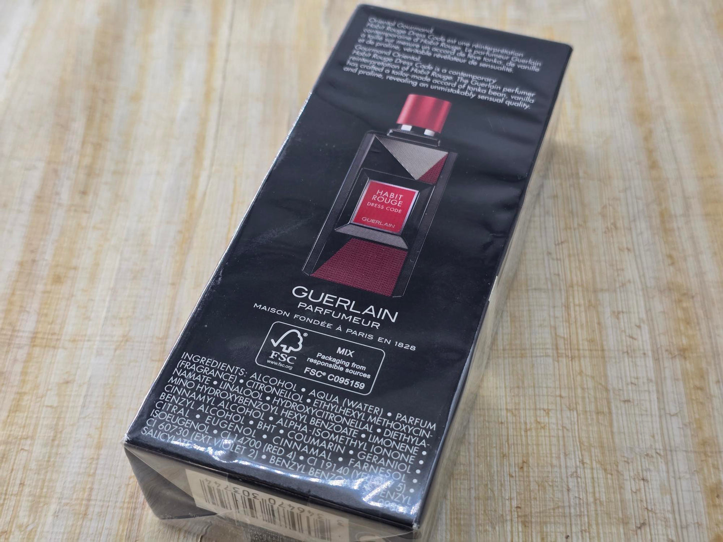 Habit Rouge Dress Code 2017 EDP Spray 100 ml 3.4 oz, Rare, Vintage, Sealed