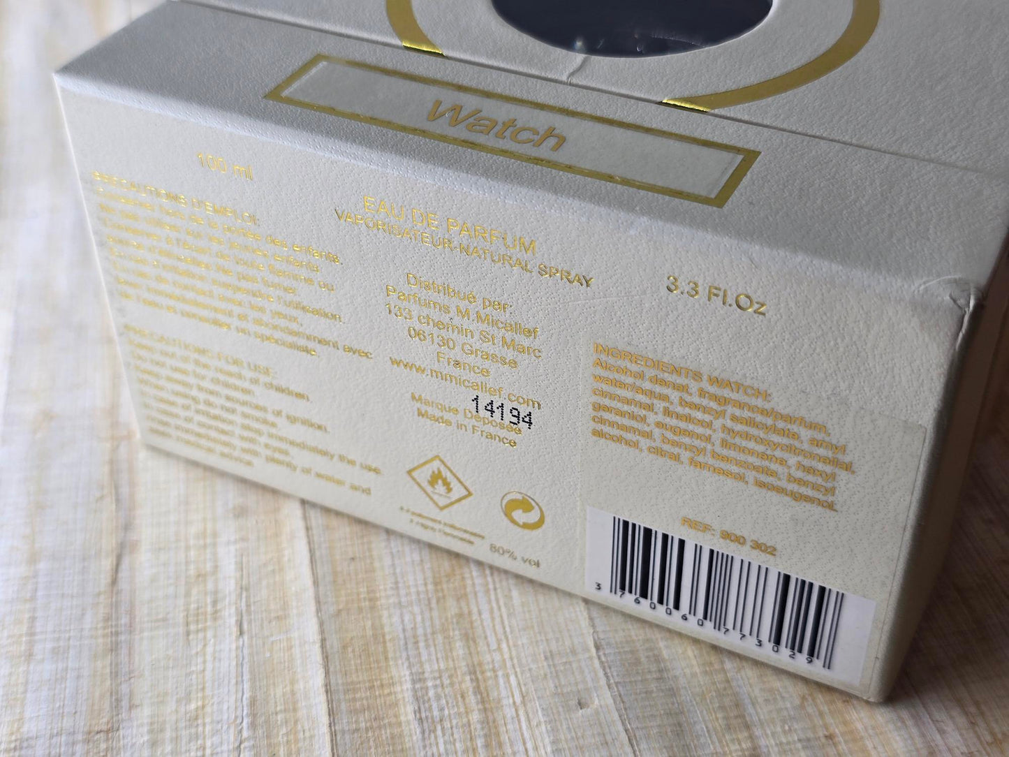 Watch M. Micallef for women EDP Spray 100 ml 3.4 oz, Hard to find, vintage, very rare