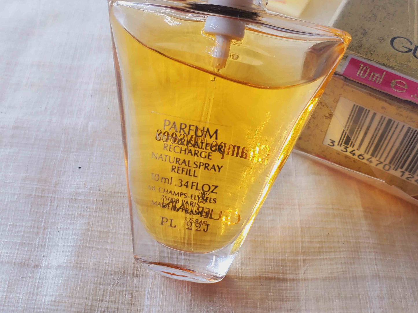 Champs Elysees Extract Guerlain for women Parfum Extrait Spray 10 ml 0,34 oz, Recharge, Vintage, Rare
