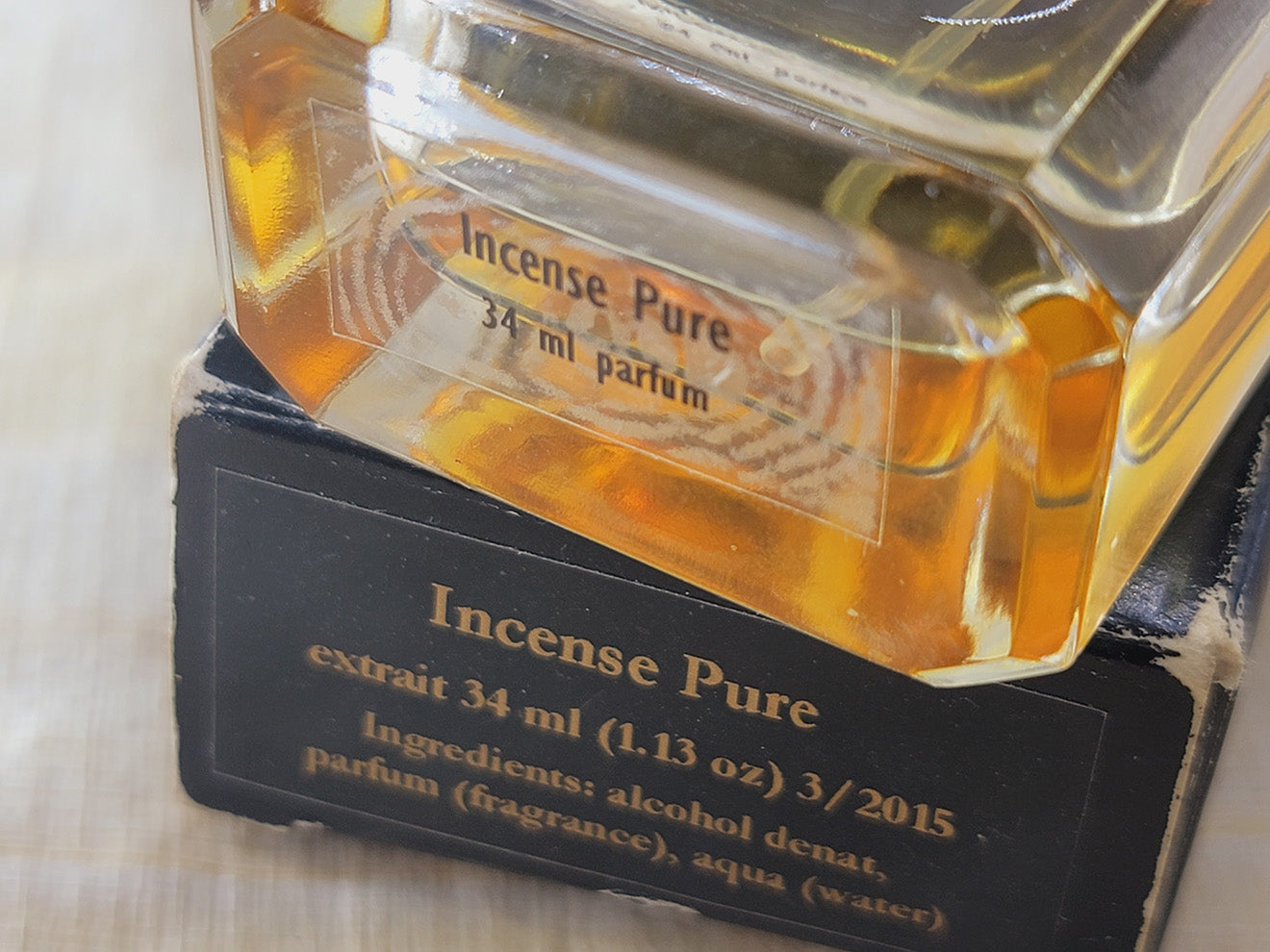 Incense Pure Sonoma Scent Studio Unisex EDP Spray 50 ml 1.7 oz, Rare, Vintage, Used As Pics
