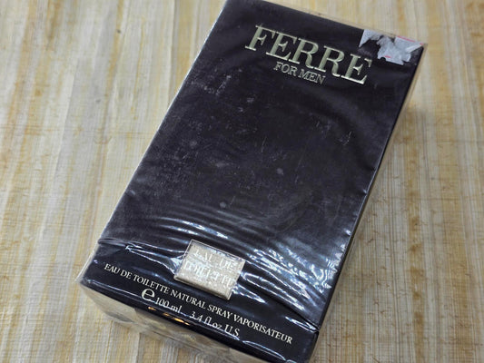 Ferre for Men Gianfranco Ferre for men EDT Spray 100 ml 3.4 oz, Vintage, Rare, Sealed