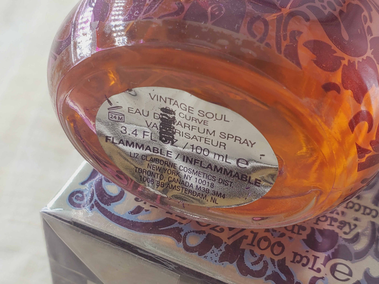 Curve Soul Vintage Liz Claiborne for women EDP Spray 100 ml 3.4 oz, Vintage, Rare, Sealed
