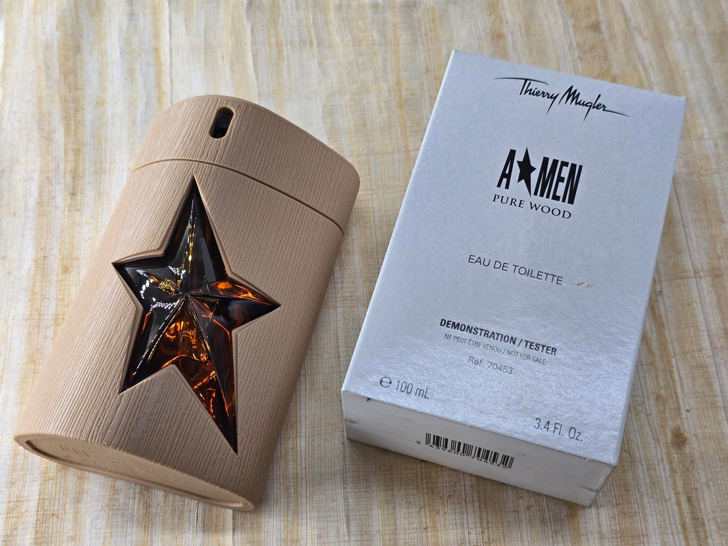 A*Men Pure Wood Mugler for men EDT Spray 100 ml 3.4 oz, Vintage, Rare, Sealed