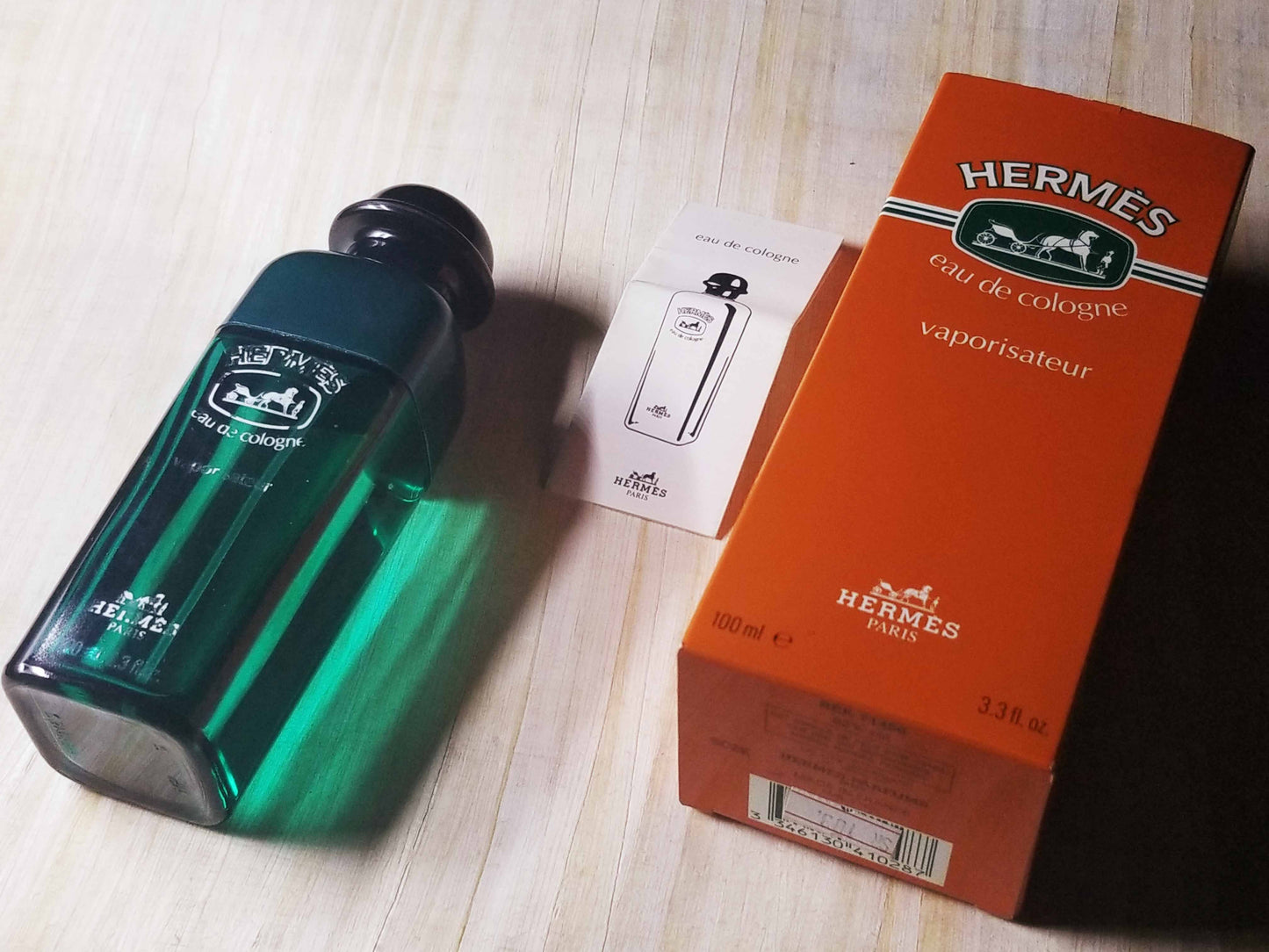 Eau de Cologne Hermes Unisex EDC Spray 100 ml 3.4 oz, Vintage, Rare, First Version No Barcode