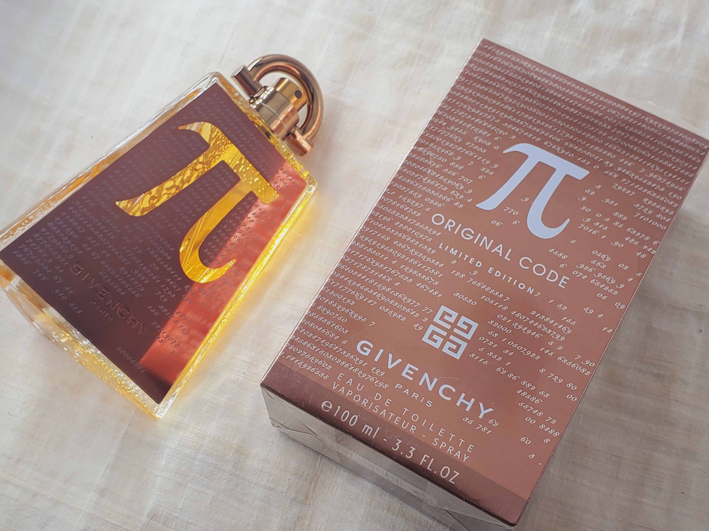 Pi Original Code Givenchy for men EDT Spray 100 ml 3.4 oz, Vintage, Rare, Sealed