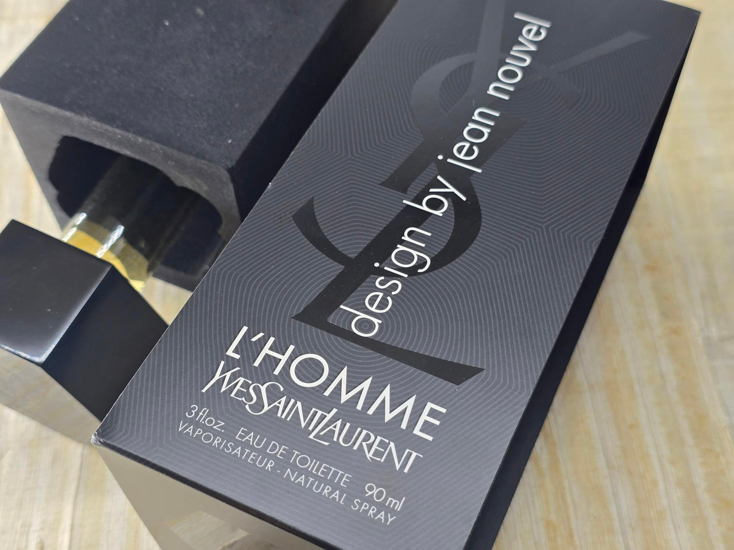 L'Homme Yves Saint Laurent design by Jean Nouvel Yves Saint Laurent for men EDT Spray 90 ml 3 oz, Vintage, Rare, Sealed