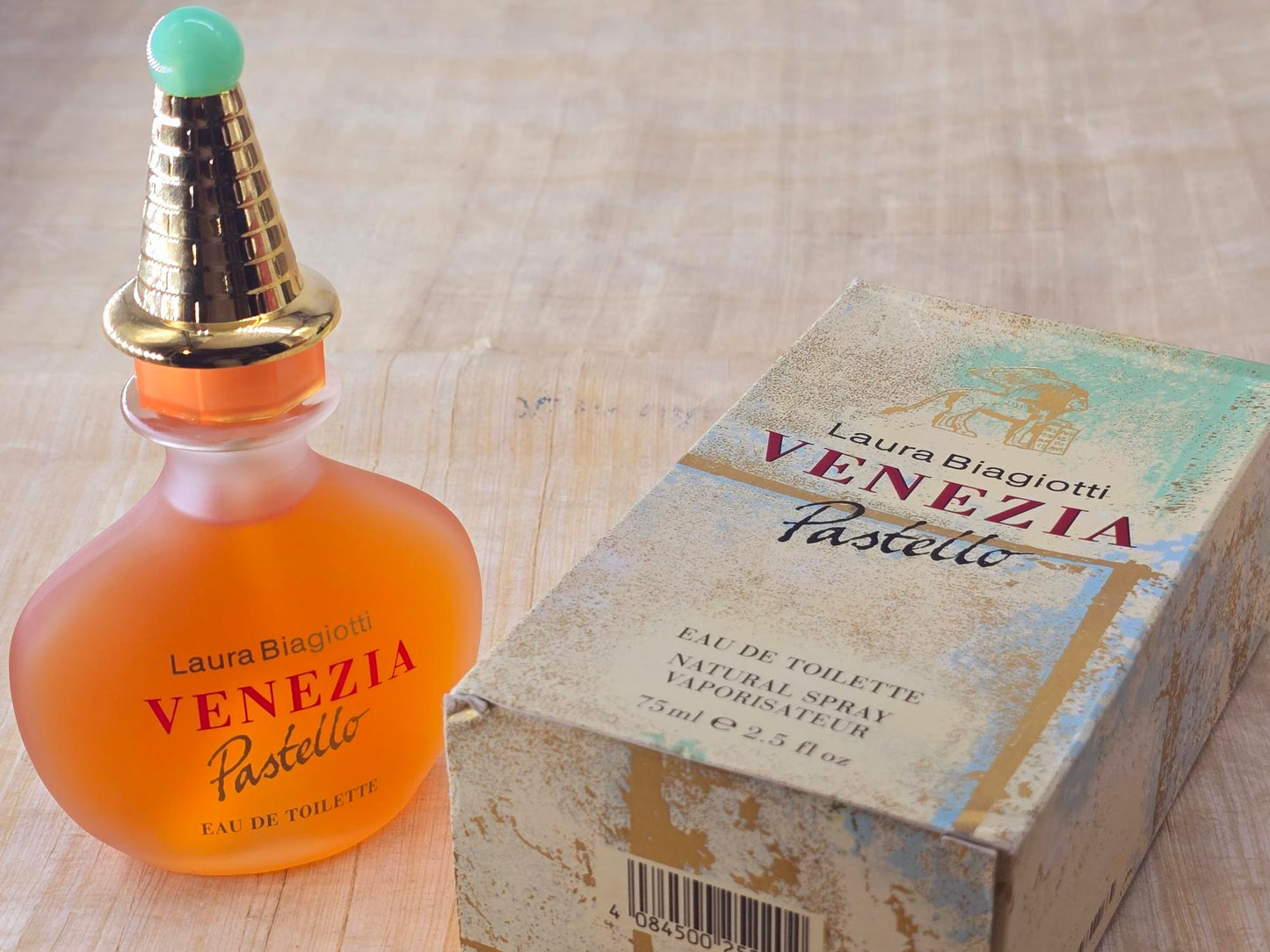 Venezia Pastello by Laura Biagiotti for Women EDT Spray 75 ml 2.5 oz OR 50 ml 1.7 oz, Rare, Vintage Eurocos Germany, As Pics
