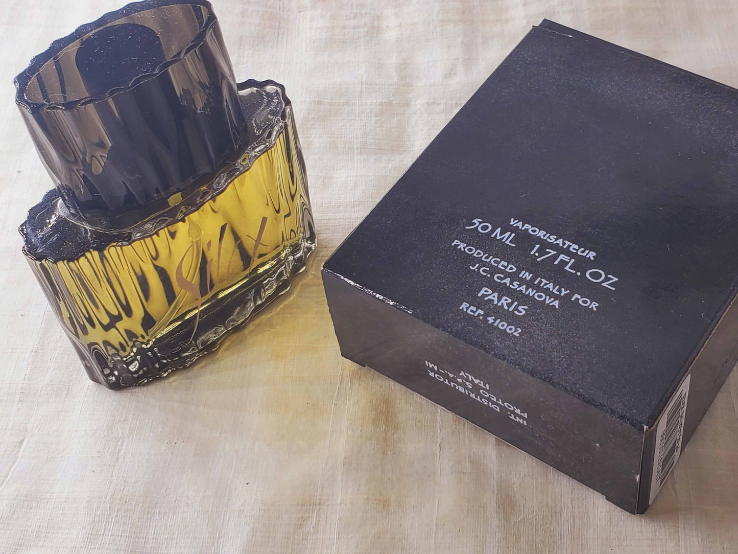 Silex pour Homme J. Casanova EDT Spray 50 ml 1.7 oz, Rare, Vintage