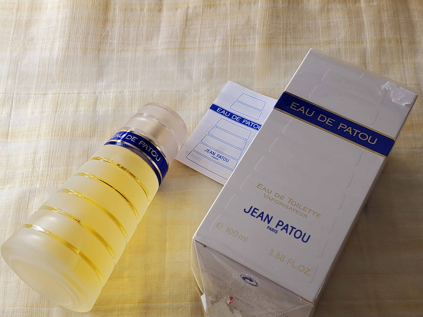 Eau de Patou Jean Patou for women EDT Spray 100 ml 3.4 oz OR 50 ml 1.7 oz, Vintage, Rare, Sealed