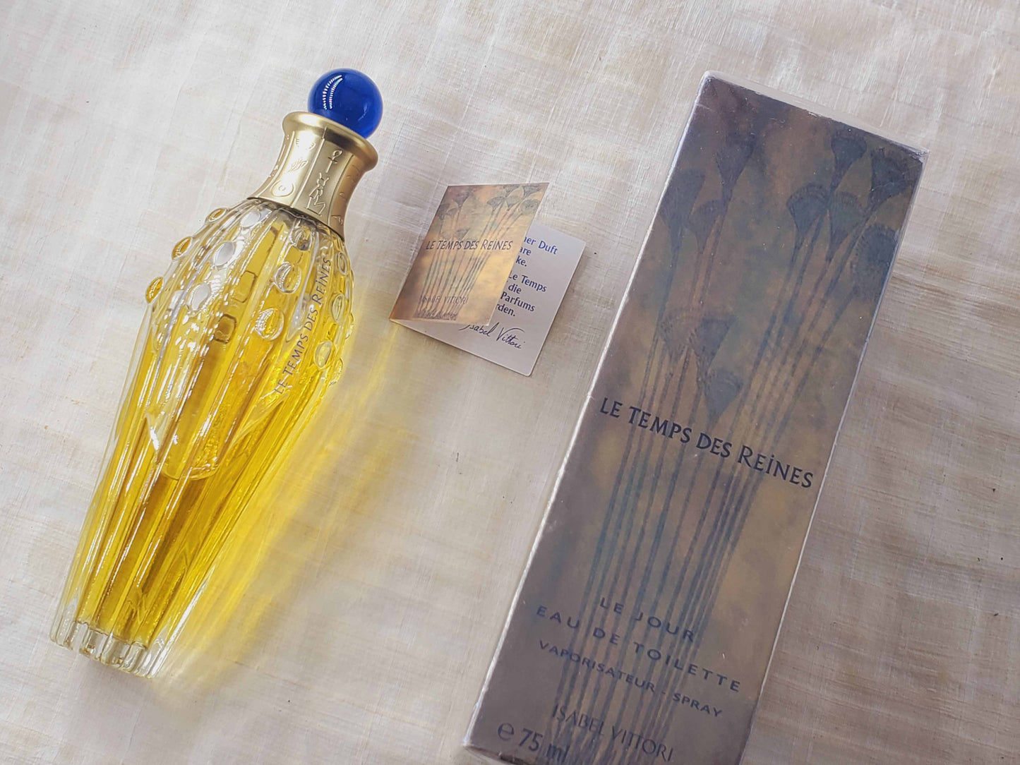 Le Temps de Reines ID Parfums Isabel Derroisné 1998 for women EDT Spray 75 ml 2.5 oz, Vintage, Rare
