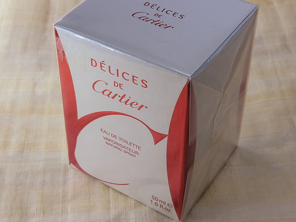 Delices Cartier for women EDT Spray 100 ml 3.4 oz OR 50 ml 1.7 oz, Rare, Vintage, Sealed