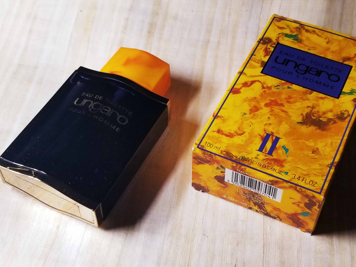 Ungaro pour L'Homme II Emanuel Ungaro for men EDT Spray 100 ml 3.4 oz OR 75 ml 2.5 oz, Vintage, Rare