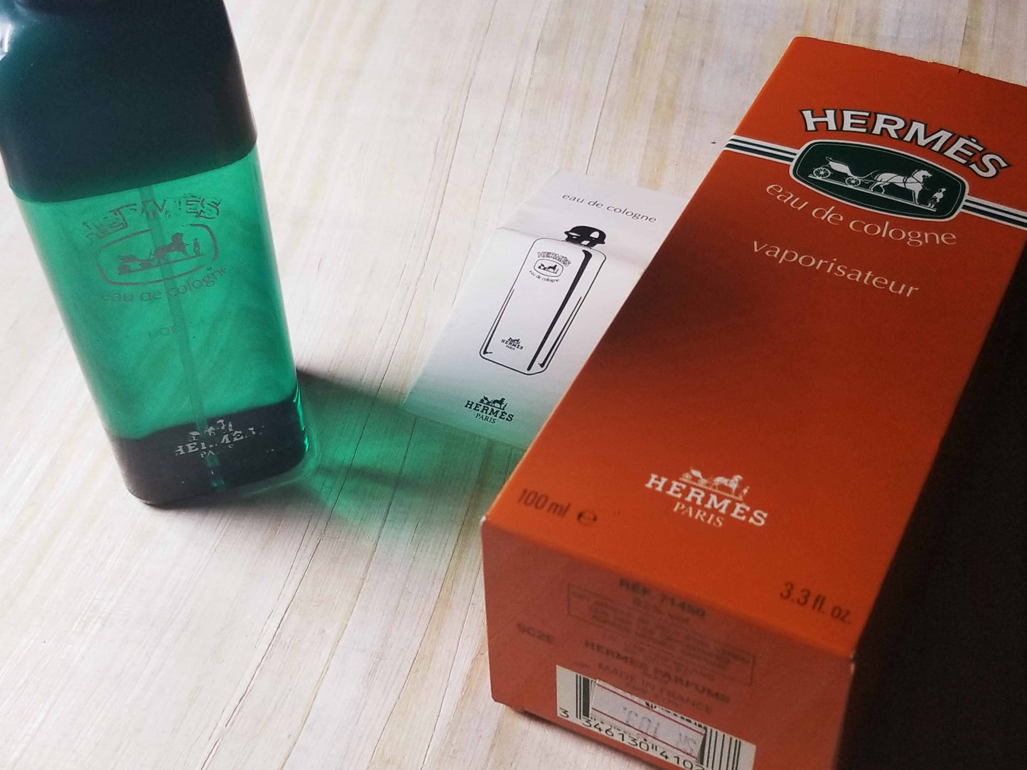 Eau de Cologne Hermes Unisex EDC Spray 100 ml 3.4 oz, Vintage, Rare, First Version No Barcode