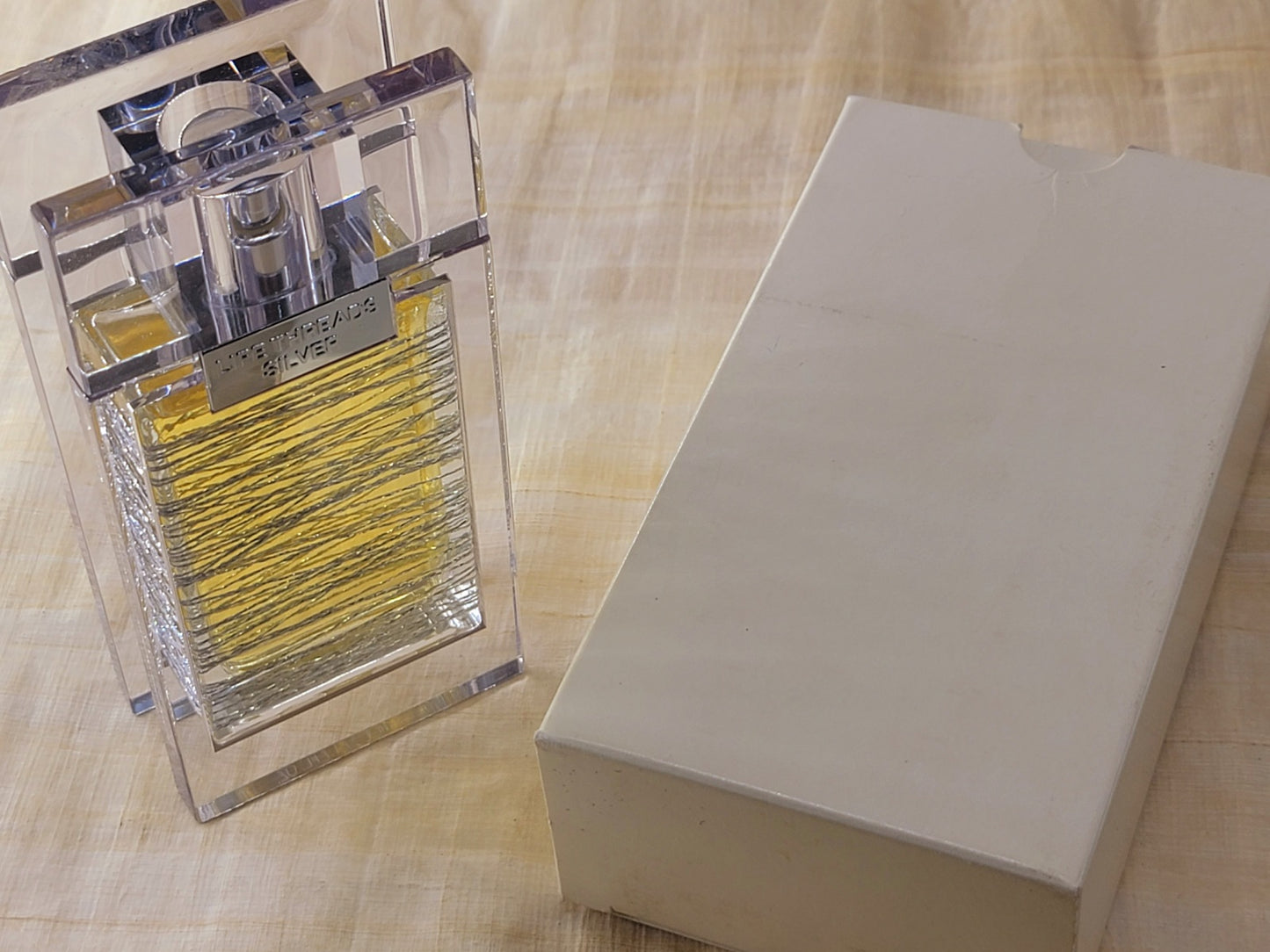 Life Threads Silver La Prairie for women EDP Spray 50 ml 1.7 oz, Vintage, Rare, Tester, As Pics