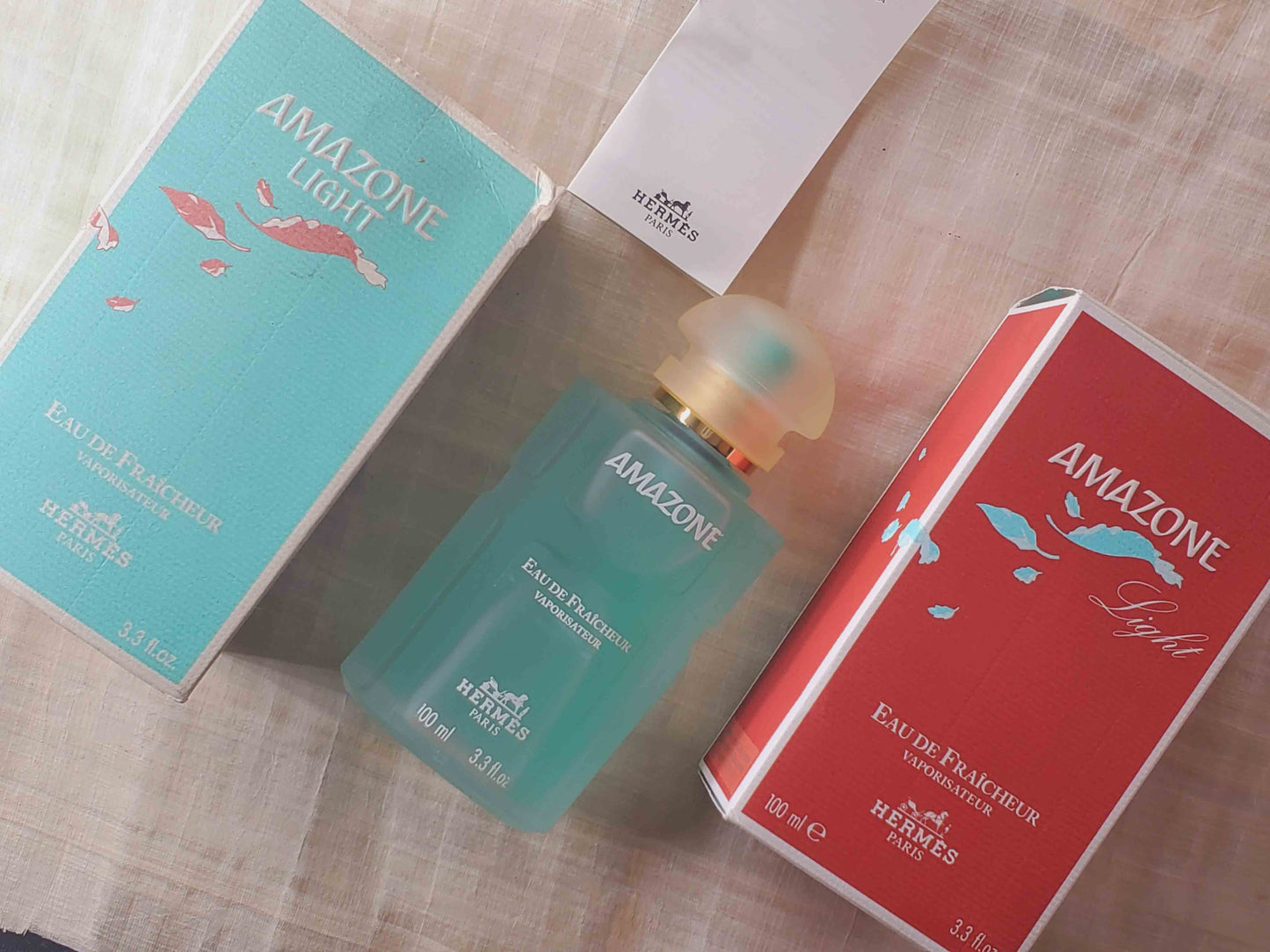 Amazone Eau de Fraicheur Spray Hermes for women 100 ml 3.4 oz OR 50 ML 1.7 oz, Vintage, Rare, Sealed
