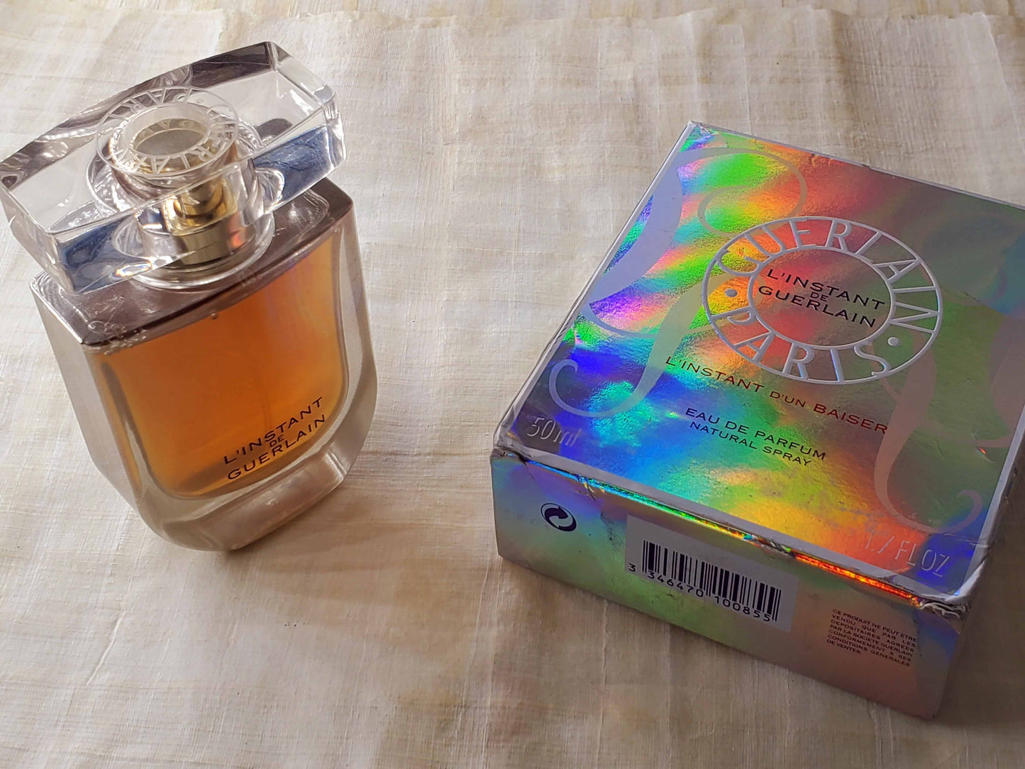 L'Instant de Guerlain L'Instrant d'un Baiser for Women EDP Spray 50 ml 1.7 oz, vintage, rare