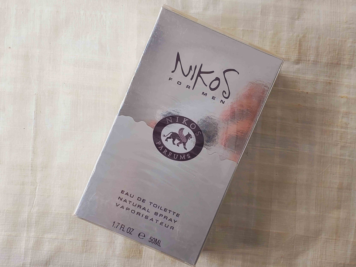 Nikos for men EDT Spray 100 ml 3.4 oz OR 50 ml 1.7 oz, Vintage, Rare, Sealed