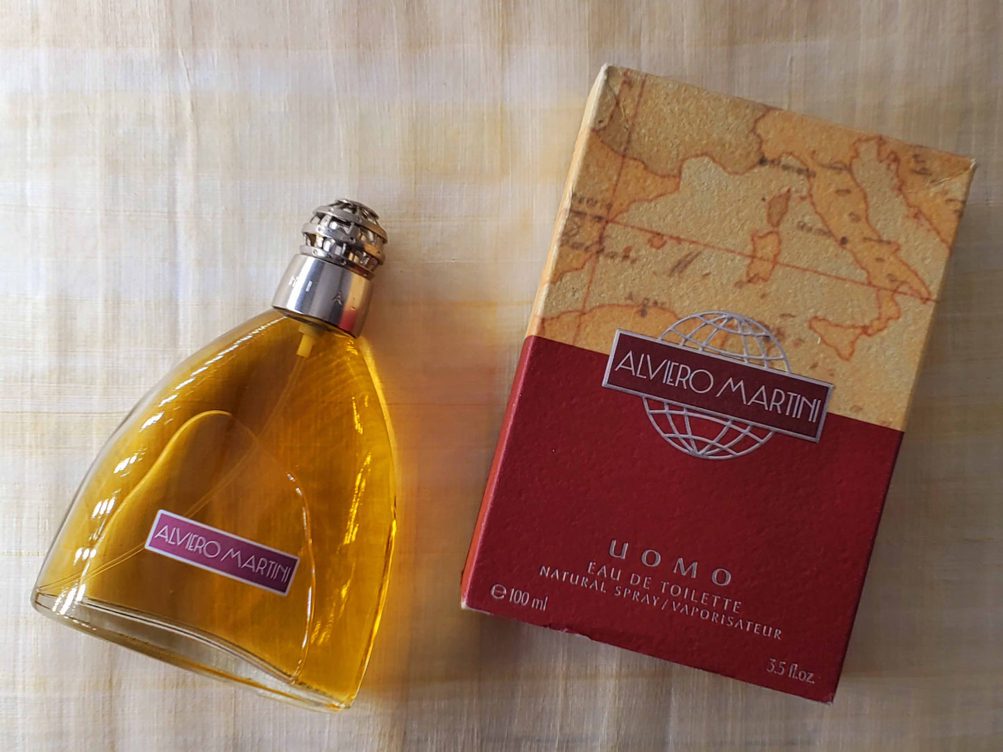 Alviero Martini Uomo EDT Spray 100 ml 3.4 oz. Rare, Vintage