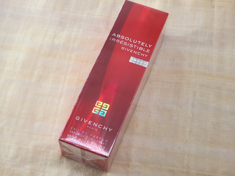 Absolutely Irresistible Givenchy for women EDP Spray 75 ml 2.5 oz Or 50 ml 1.7 oz, Vintage, Rare, Sealed