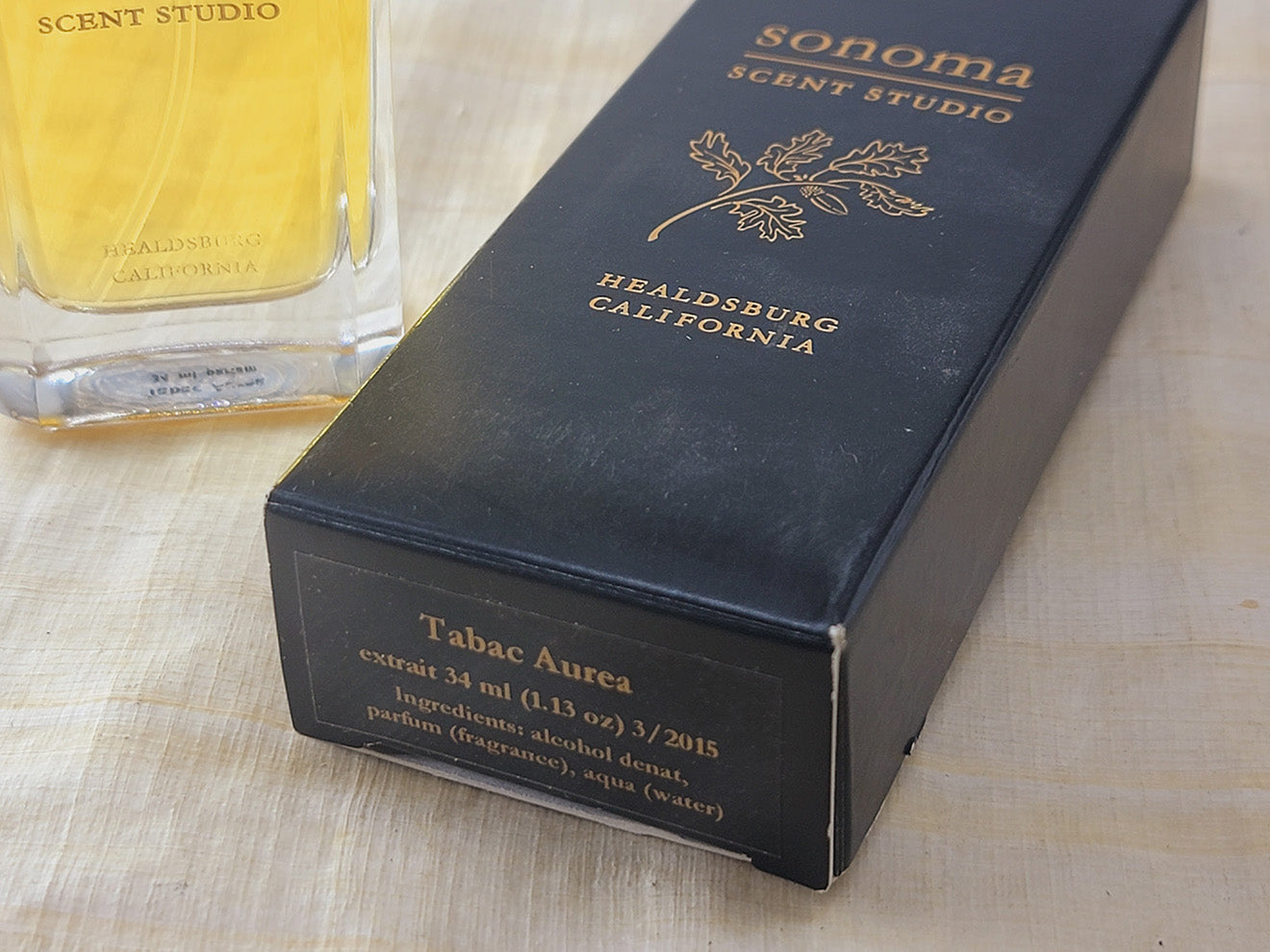 Tabac Aurea Sonoma Scent Studio Unisex EDP Spray 50 ml 1.7 oz, Rare, Vintage, Used As Pics