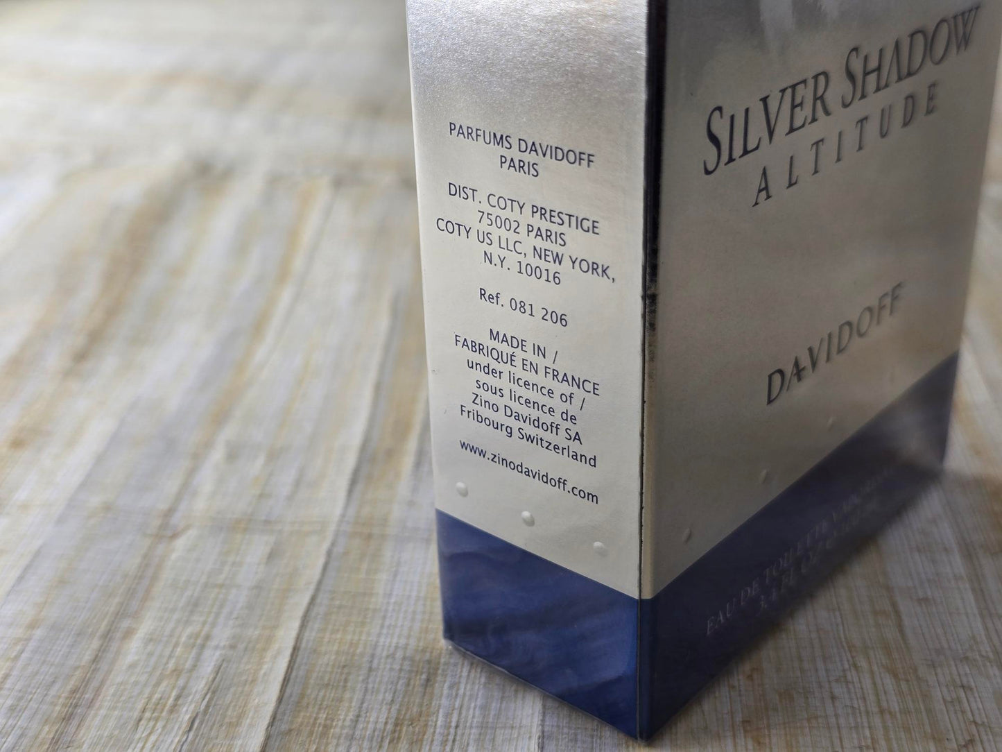 Silver Shadow Altitude Davidoff for men EDT Spray 100 ml 3.4 oz Or 50 ml 1.7 oz, Rare, Vintage, Sealed