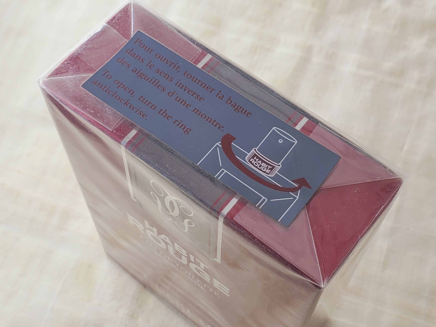 Habit Rouge Guerlain Limited Edition for men EDT Spray 100 ml 3.4 oz OR 50 ml 1.7 oz, Vintage, Rare, Sealed