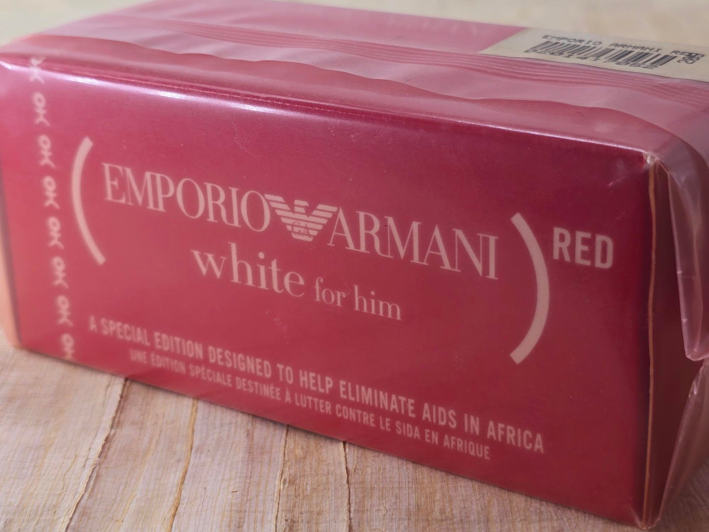 Emporio Armani Red Pour Lui (White) Giorgio Armani for men EDT Spray 100 ml 3.4 oz Or 50 ml 1.7 oz OR 30 ml 1 oz, Vintage, Rare, Sealed