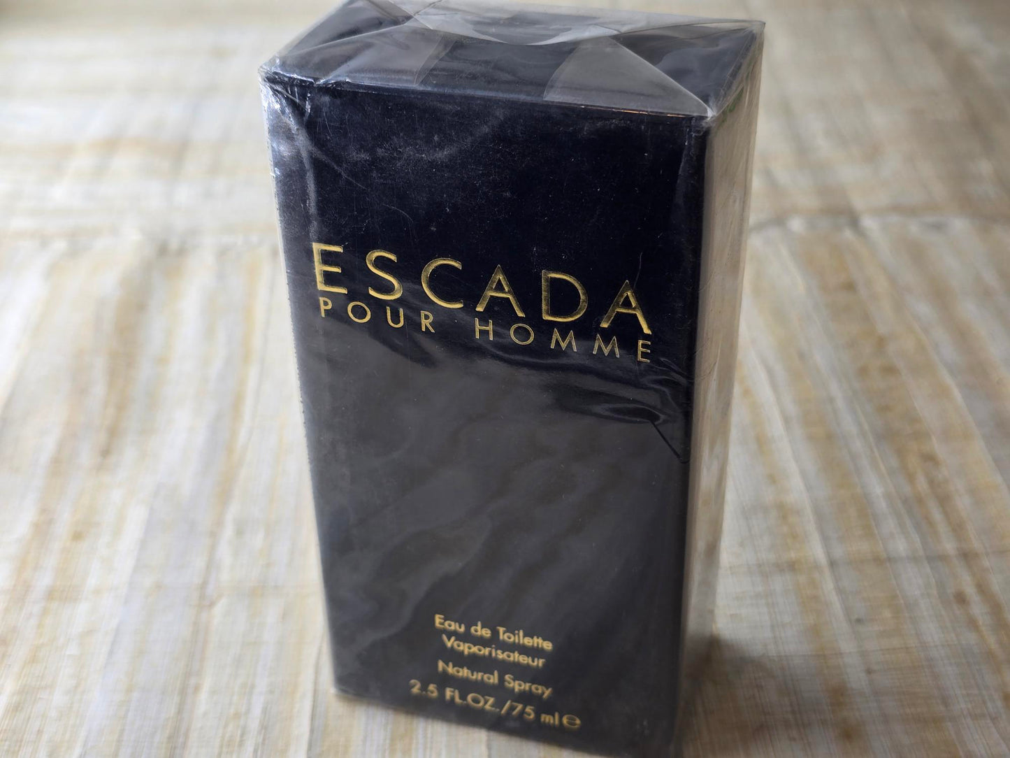 Escada pour Homme Escada for men EDT Spray 75 ml 2.5 oz - Rare, Vintage, Original Bottle Sealed