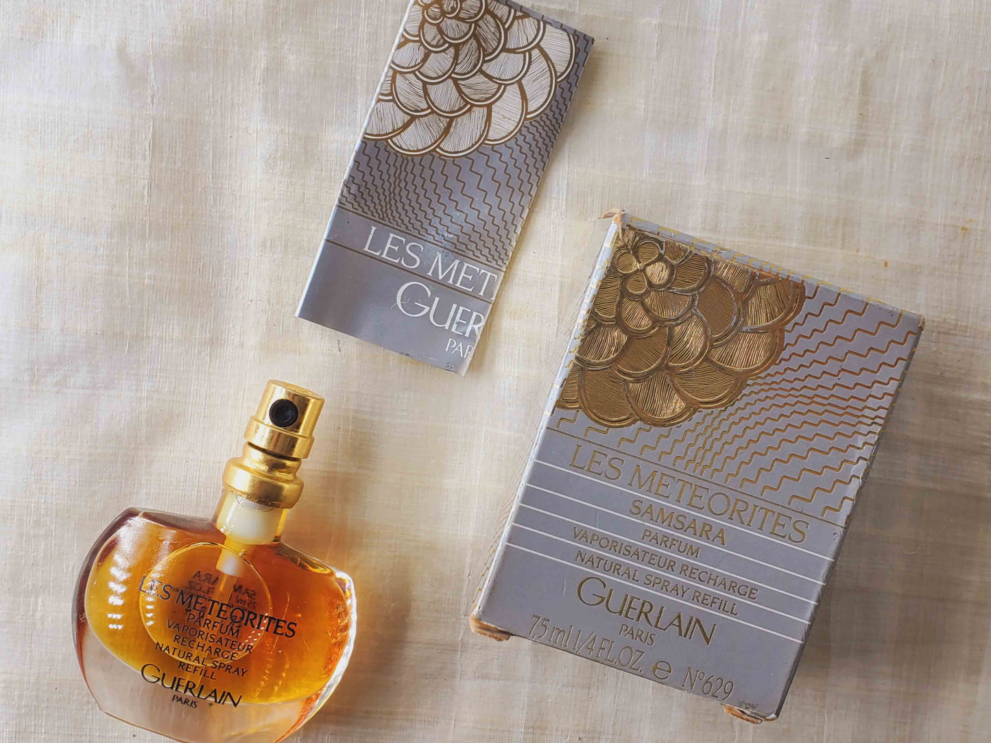 Guerlain Samsara Les Meteorites (1989) for women PARFUM Extrait Spray 7,5 ml 0,25 oz, Recharge, Vintage, Very Rare, Hard to find