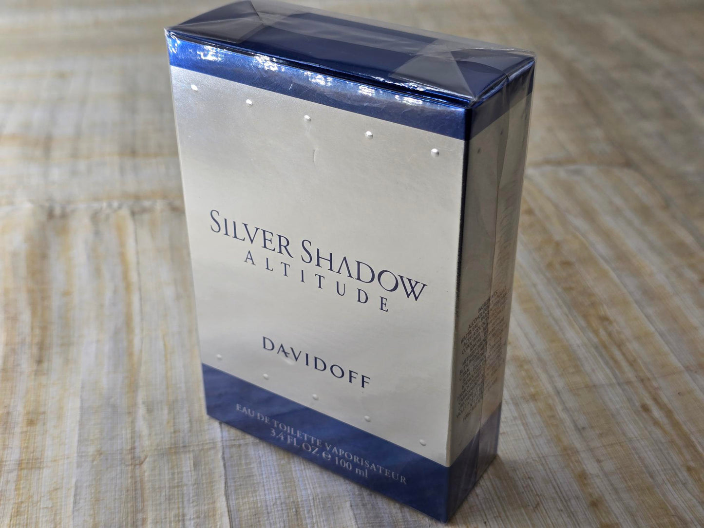 Silver Shadow Altitude Davidoff for men EDT Spray 100 ml 3.4 oz Or 50 ml 1.7 oz, Rare, Vintage, Sealed