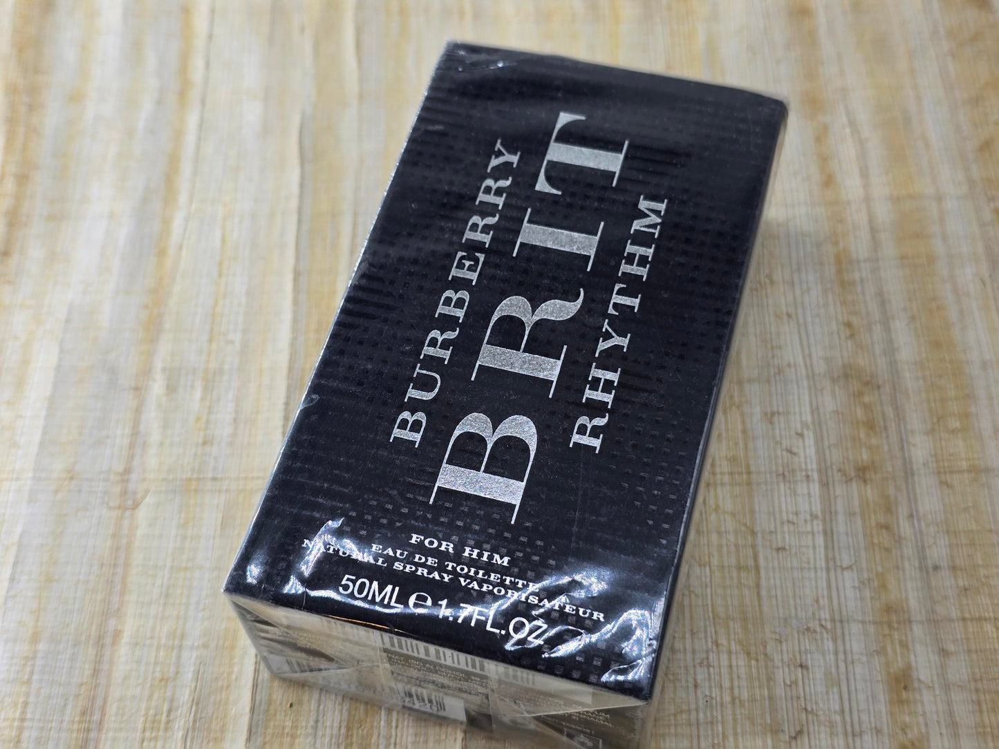 Burberry Brit Rhythm Burberry for men EDT Spray 90 ml 3 oz Or 50 ml 1.7 oz, Vintage, Rare, Sealed