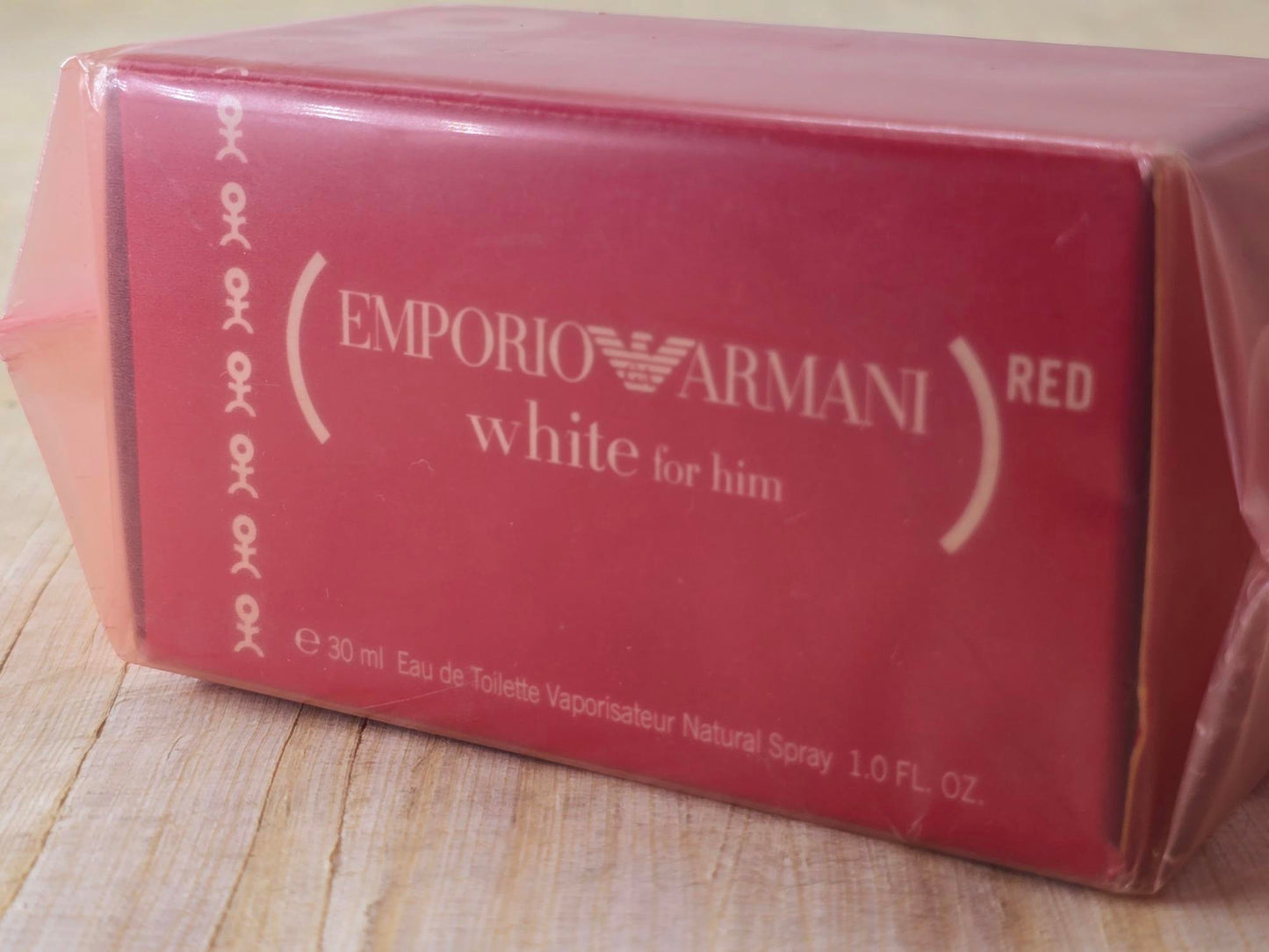 Emporio Armani Red Pour Lui (White) Giorgio Armani for men EDT Spray 100 ml 3.4 oz Or 50 ml 1.7 oz OR 30 ml 1 oz, Vintage, Rare, Sealed