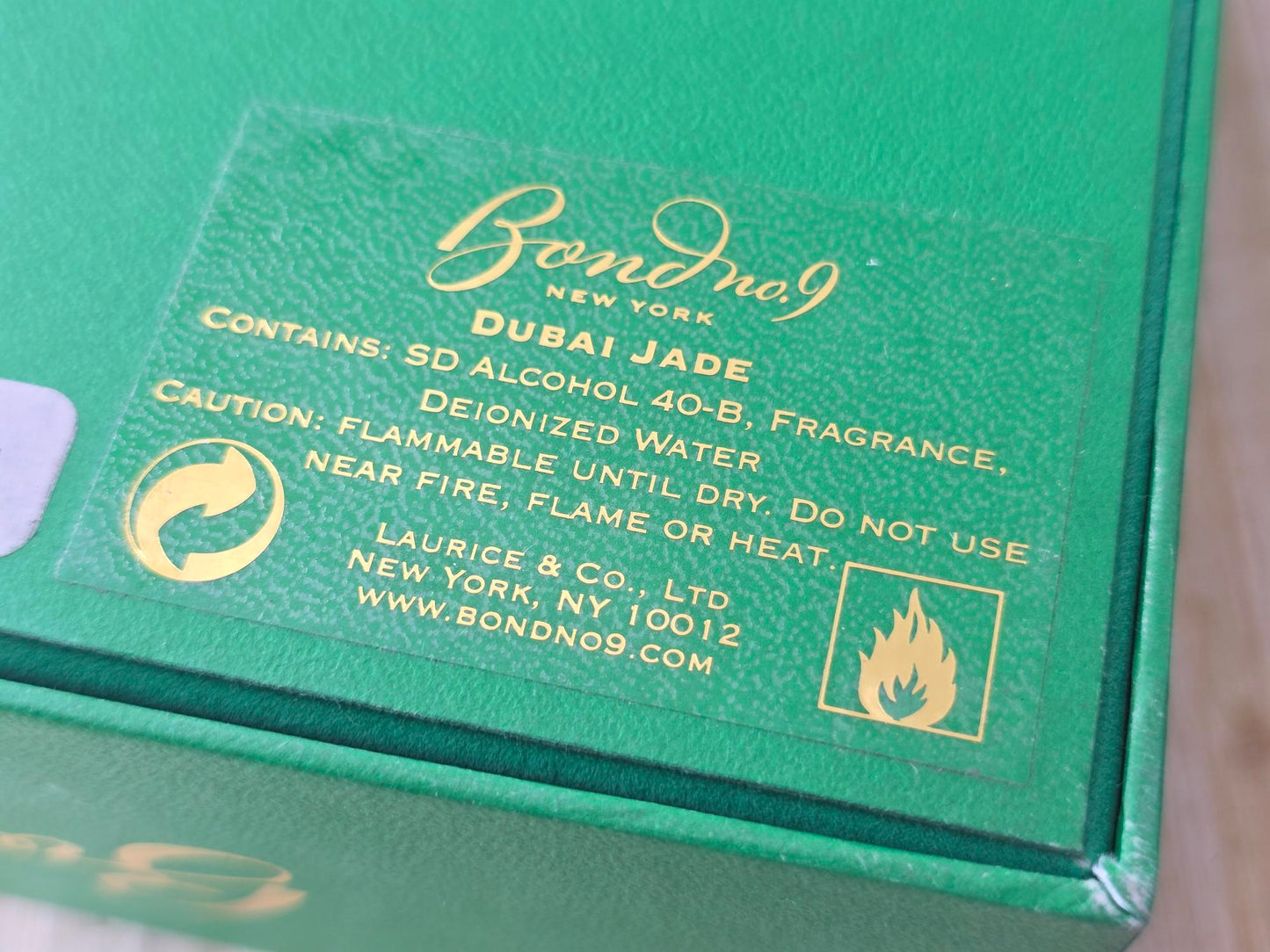 Dubai Jade Bond No 9 for women and men EDP Spray 100 ml 3.3 oz, Rare, Vintage