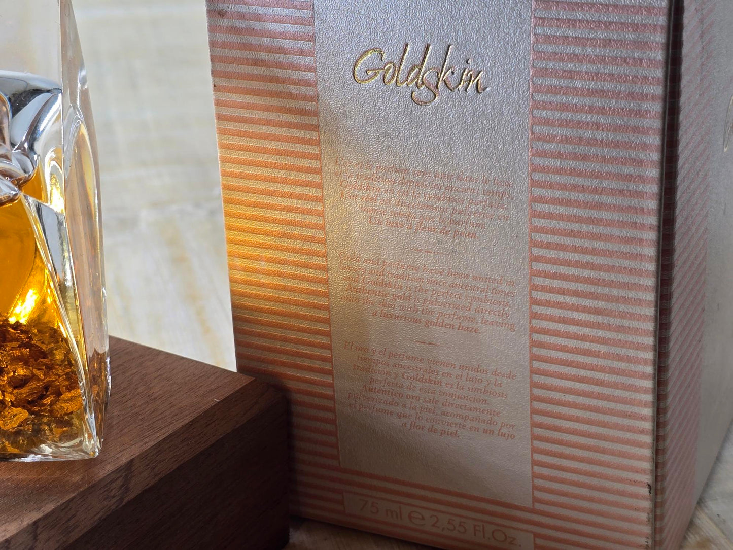 Goldskin Ramon Molvizar for women EDP Spray 75 ml 2.5 oz, Vintage, Rare, As Pics