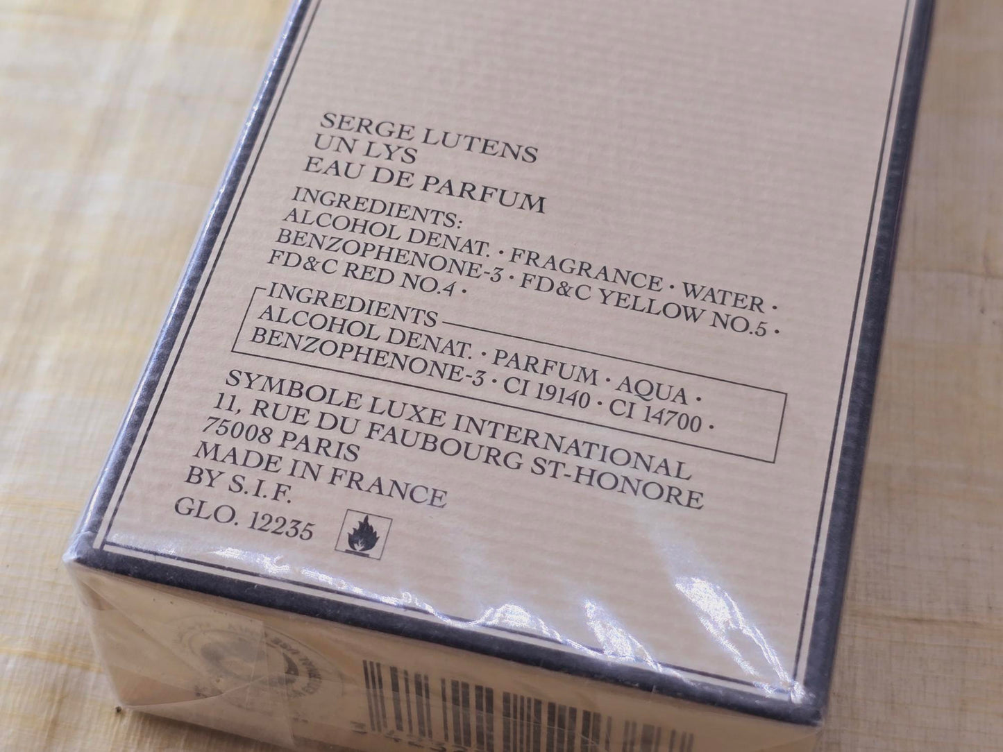 Un Lys Serge Lutens (Shiseido version) Unisex EDP Spray 50 ml 1.7 oz, Vintage, Rare, Sealed