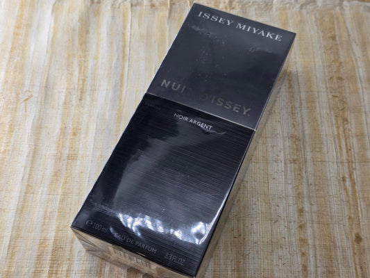 Nuit D’Issey Noir Argent Issey Miyake for men EDP Spray 100 ml 3.4 oz, Vintage, Rare, Sealed