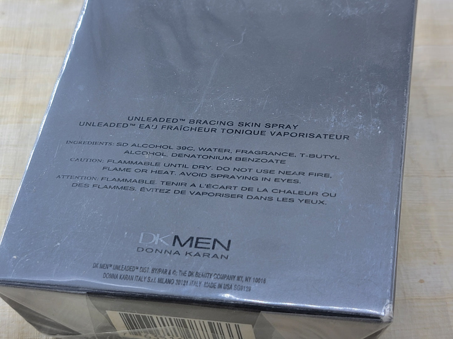 DK Men Unleaded Donna Karan for men Bracing Skin Eau Fraicheur Spray 100 ml 3.4 oz OR 50 ml 1.7 oz, Vintage, Rare