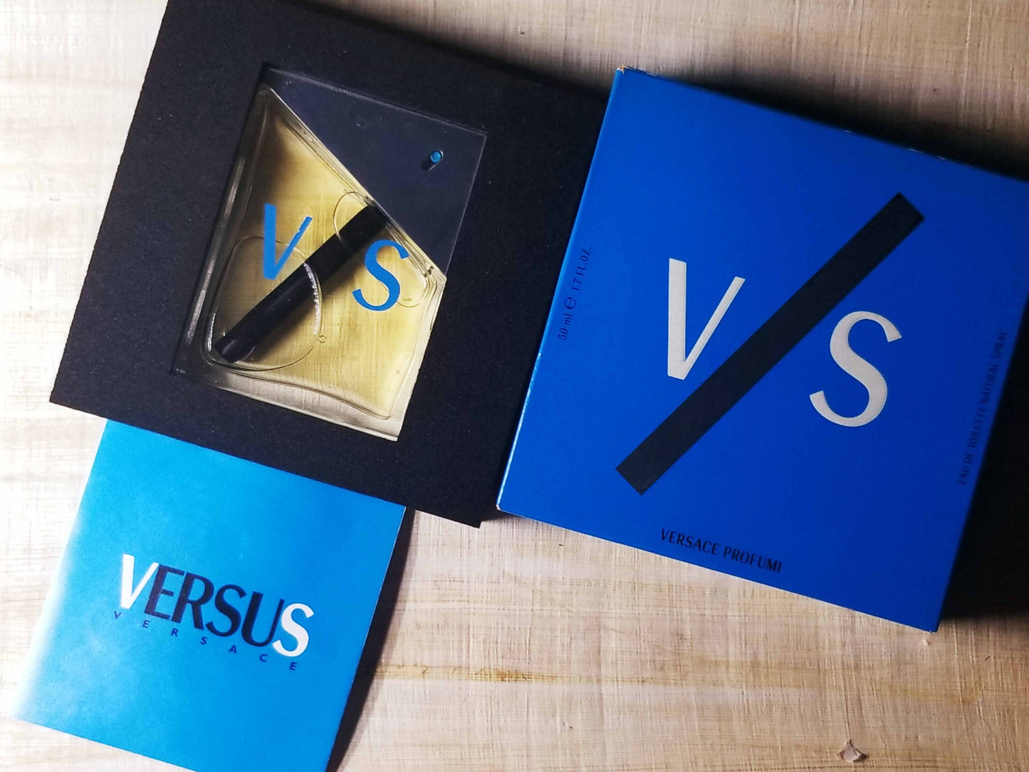 V/S Versus by Versace for men EDT Spray 100 ml 3.4 oz OR 50 ml 1.7 oz, Rare, Vintage