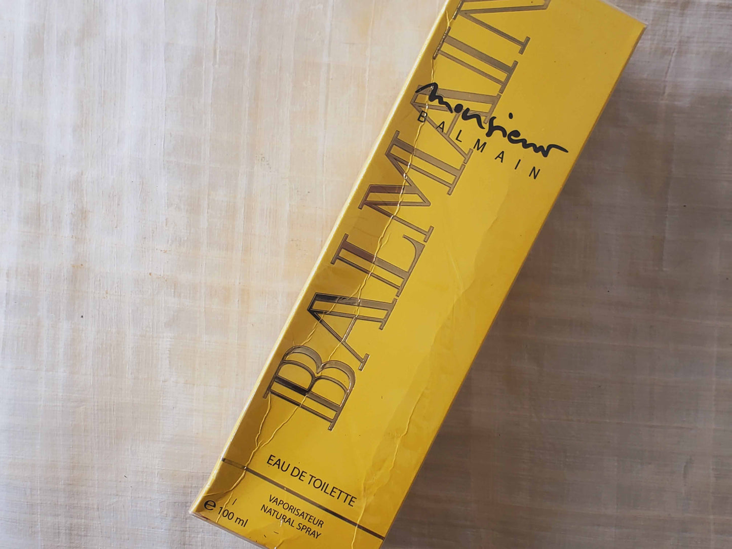Monsieur Balmain Pierre Balmain for men EDT Spray 100 ml 3.4 oz OR 50 ml 1.7 oz, Rare, Vintage