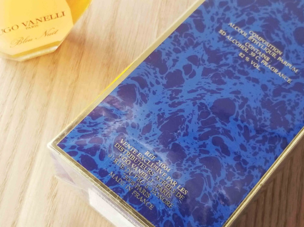Bleu Nuit Ugo Vanelli for Women EDP Spray 100 ml 3.4 oz, Vintage, Rare, Sealed