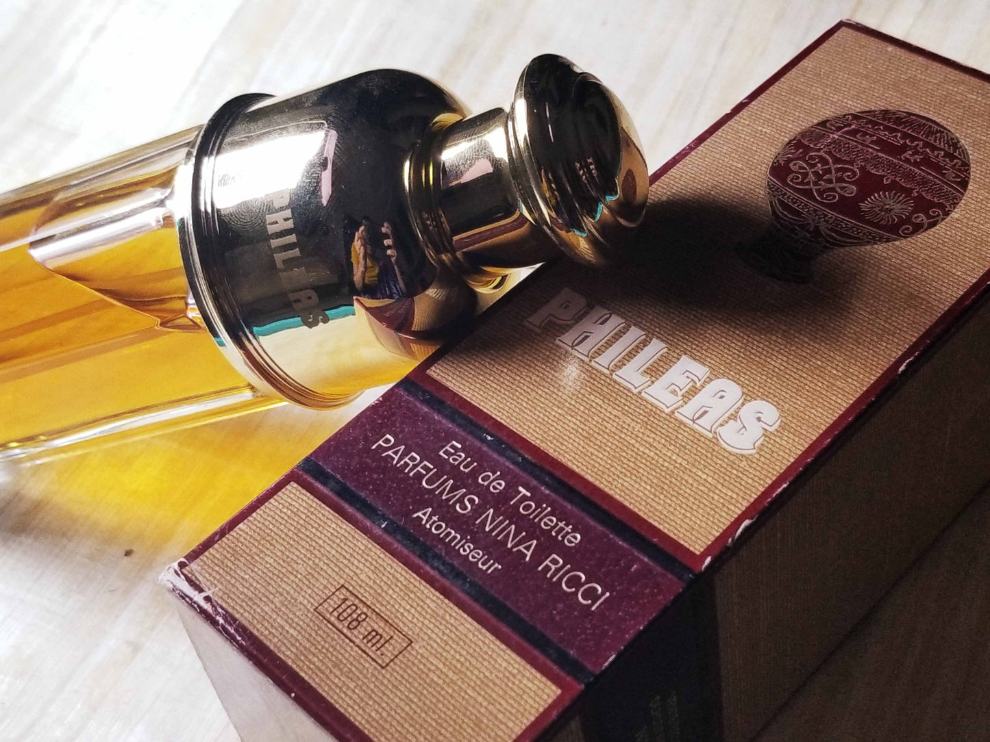 Phileas Nina Ricci for men EDT Atomizer 108 ml 3.6 oz, Rare, Vintage