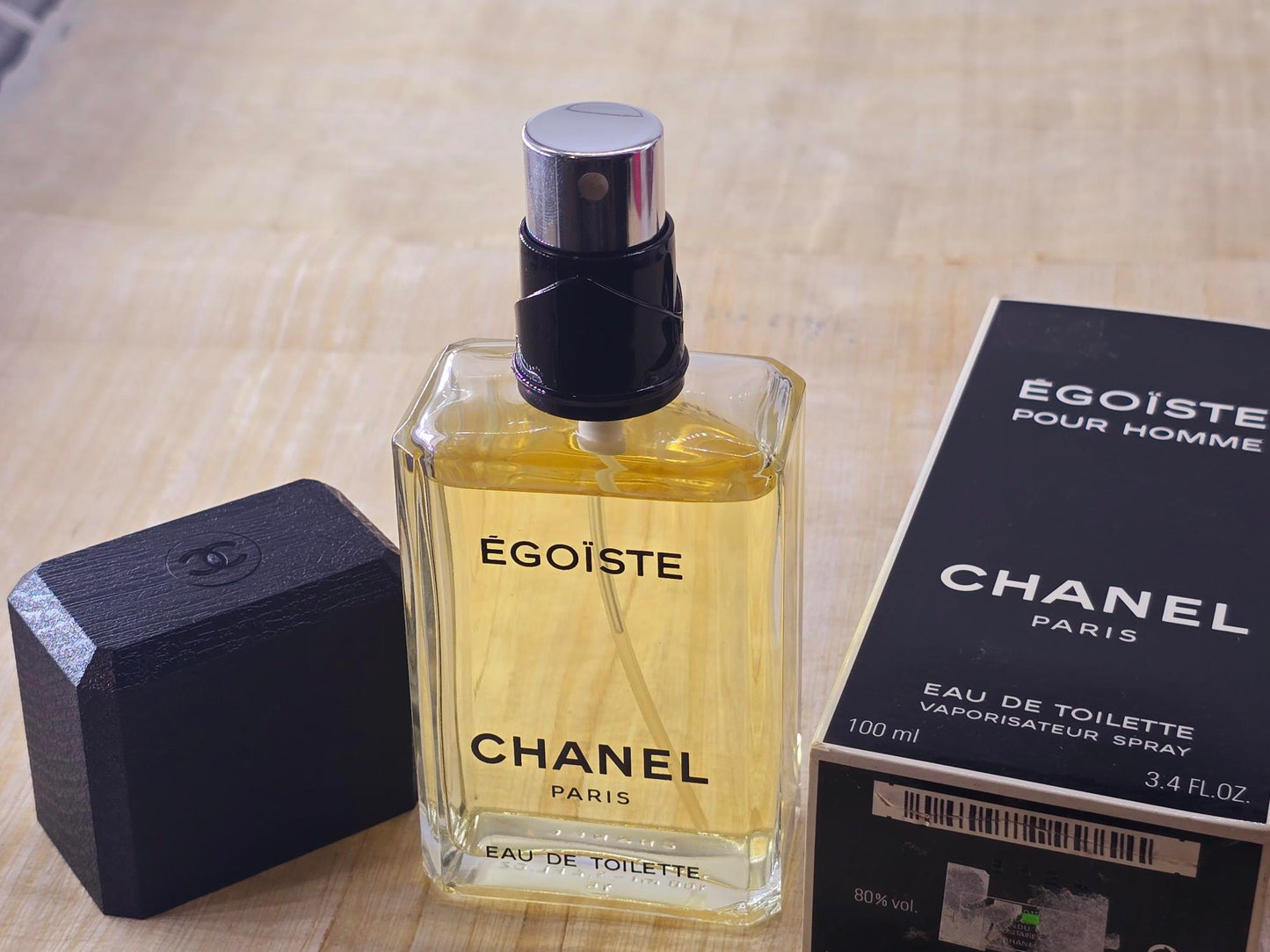 Egoiste Chanel for Men EDT Spray 100 ml 3.4 oz, Vintage, Rare, Same Pics